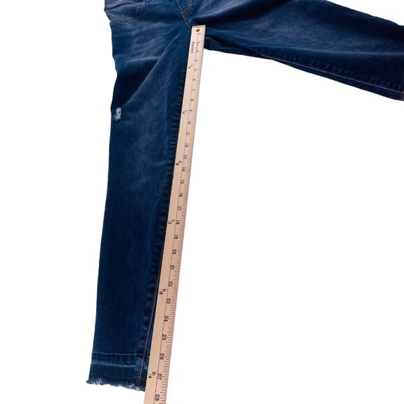 Spanx By Sara Blakely Women's Medium Distressed Skinny Jeans - Picture 7 of 7